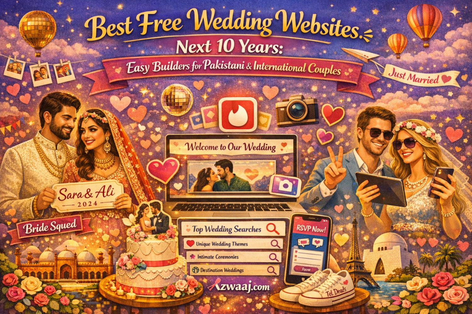 Best Free Wedding Websites  | Builders for Pakistani & Global Couples